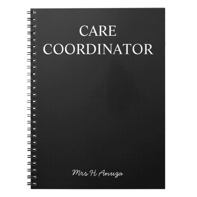 Espiral Caderno de Notas do Coordenador de Cuidados | (Frente)