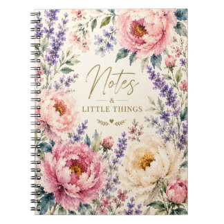 Espiral Caderno de Notas e Pequenas Coisas