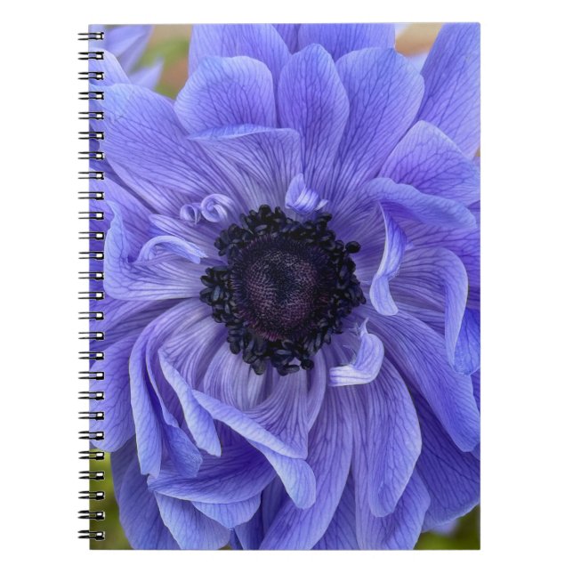 Espiral Caderno de Notas Florais (Frente)