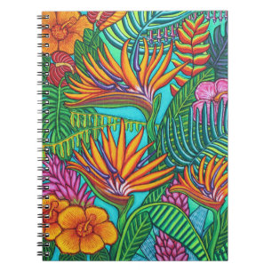 Espiral Caderno de Notas Joias Tropicais