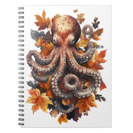 Espiral Caderno de Outono do Polvo