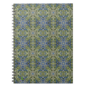 Espiral Caderno de Paisley do primavera
