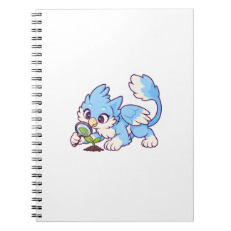Espiral Caderno de Personagem Aconchegante Descoberta de M