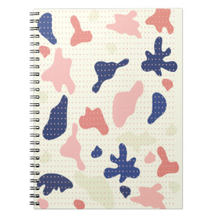 Espiral Caderno de Pontos em Grade Formas