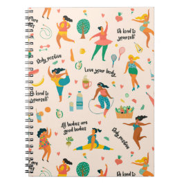 Espiral Caderno de Positividade Corporal