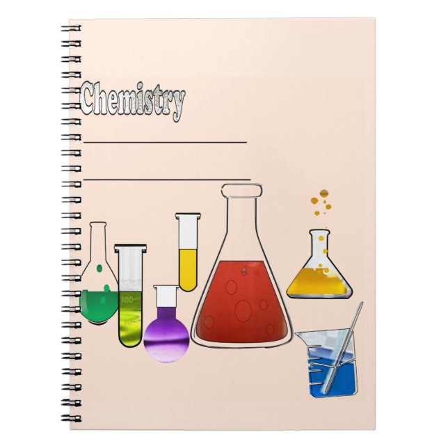 Espiral Caderno de Química (Frente)