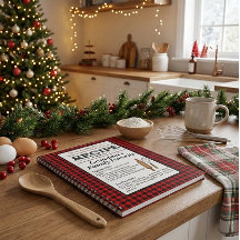 Caderno de Receitas Personalizado Xadrez - Present