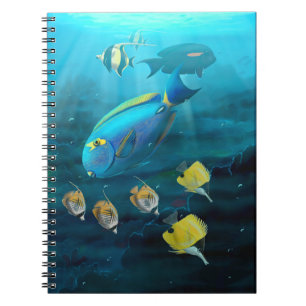 Espiral Caderno de recife de coral