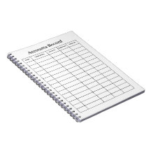 Caderno de Registro de Contas Razão