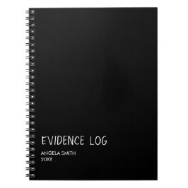 Espiral Caderno de Registro de Evidências – Diário de Humo