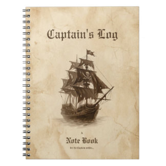 Espiral Caderno de Registro do Capitão