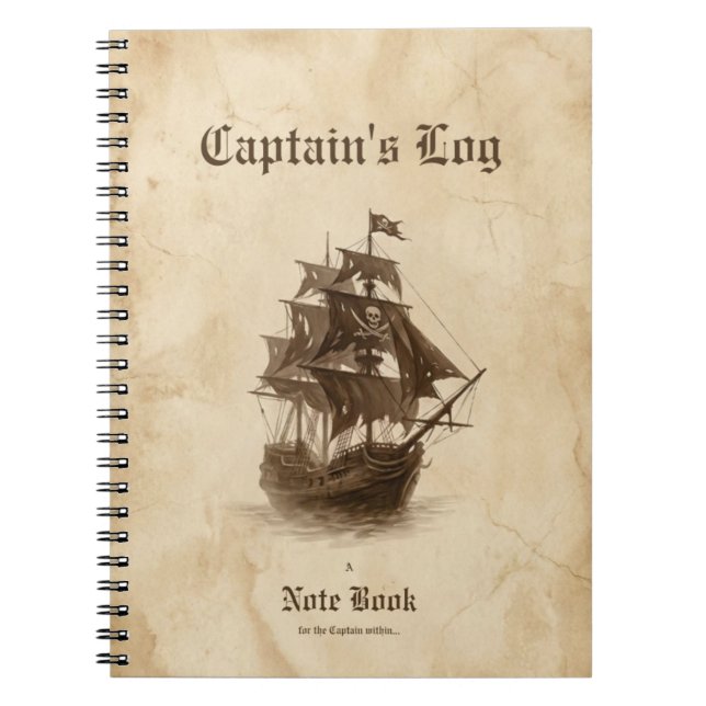 Espiral Caderno de Registro do Capitão (Frente)