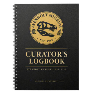 Espiral Caderno de Registro do Curador – Arquivos do Museu