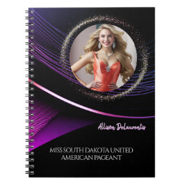 Espiral Caderno de Rehearsal de Concurso Personalizado Gli