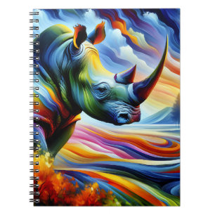 Espiral Caderno de Rinoceronte Horizonte Cromático