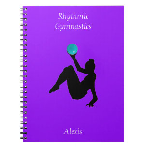 Espiral Caderno de Rotina de Bola de Ginástica Rítmica