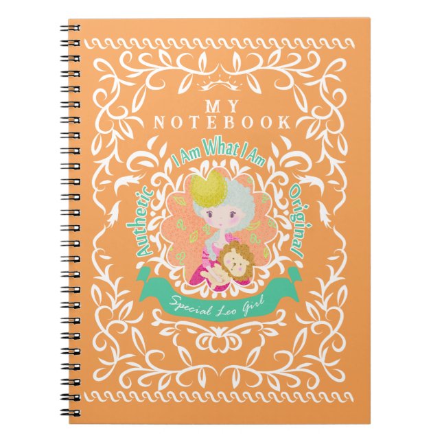 Espiral Caderno de signo de Leão (Frente)