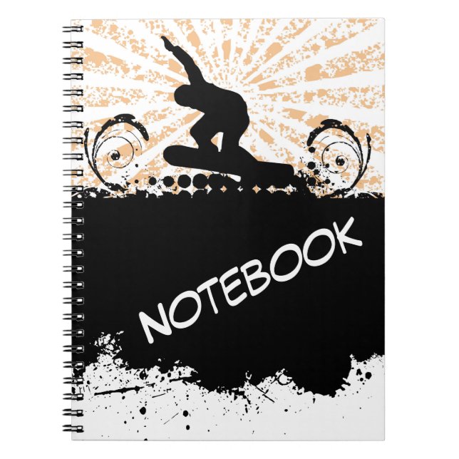 Espiral Caderno de Snowboard (Frente)