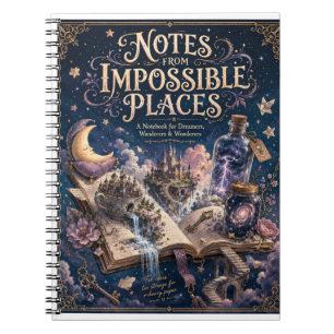 Espiral Caderno de Sonhos Mundos Impossíveis