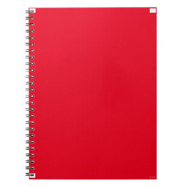 Espiral Caderno de Sucesso Vermelho Personalizado
