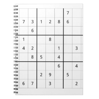 Espiral Caderno de Sudoku