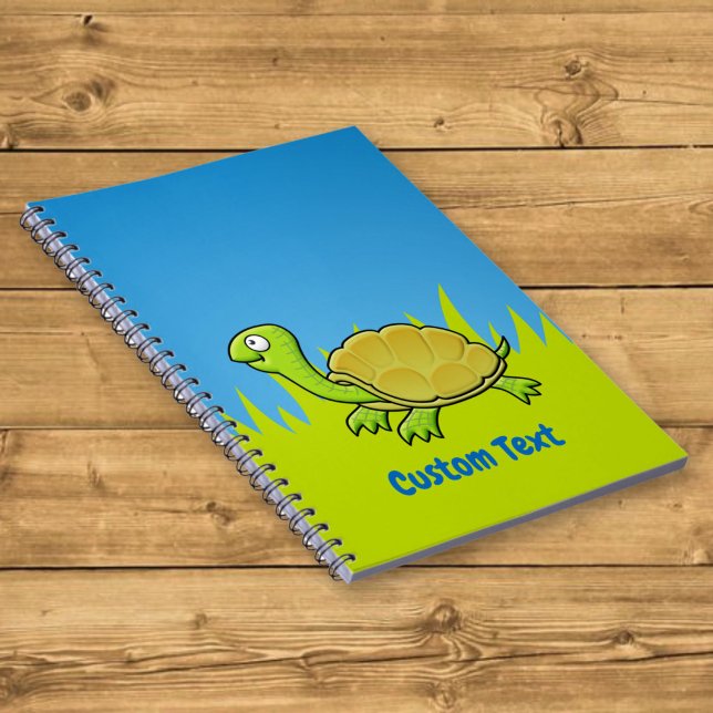 Espiral Caderno de Tartaruga de Desenho Animado (Criador carregado)