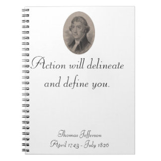 Espiral Caderno de Thomas Jefferson