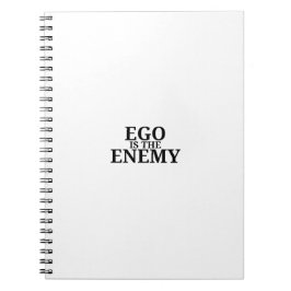 Espiral Caderno de Tipo de Minimalista Inimigo do Ego