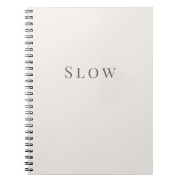 Espiral Caderno de Tipografia Mínima – Lento