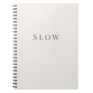 Espiral Caderno de Tipografia Mínima – Lento