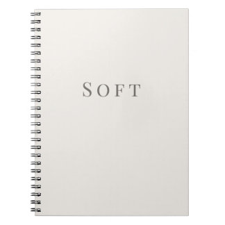 Espiral Caderno de Tipografia Mínima – Soft