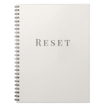 Caderno de Tipografia Minimalista – Reiniciar