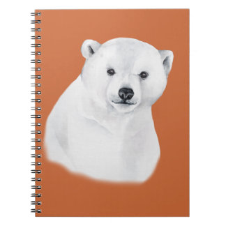 Espiral caderno de urso polar