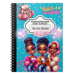 Espiral Caderno de Volta às Aulas (Personalizável)