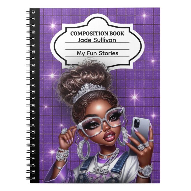 Espiral Caderno de Volta às Aulas (Personalizável) (Frente)