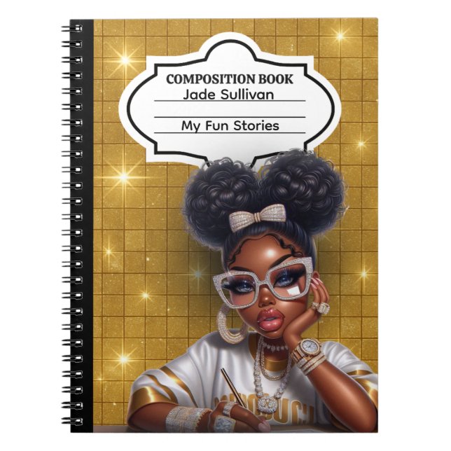 Espiral Caderno de Volta às Aulas (Personalizável) (Frente)