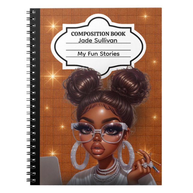 Espiral Caderno de Volta às Aulas (Personalizável) (Frente)