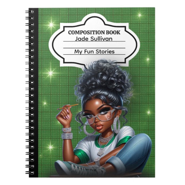 Espiral Caderno de Volta às Aulas (Personalizável) (Frente)