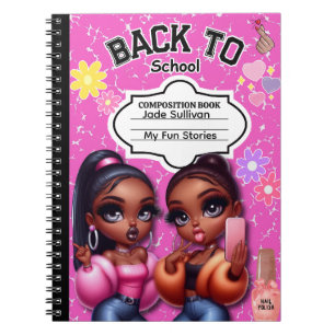 Espiral Caderno de Volta às Aulas (Personalizável)