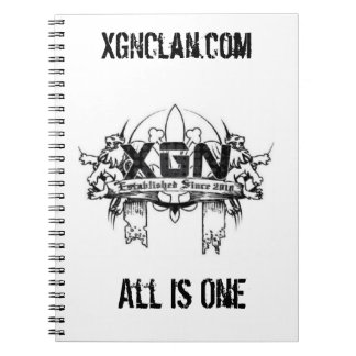 Espiral Caderno de XGN!