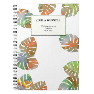 Espiral Caderno delicioso do anel do monstro