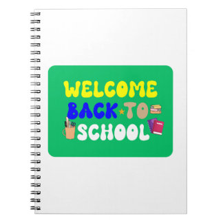 Espiral Caderno Divertido da Escola - Máscara 2025