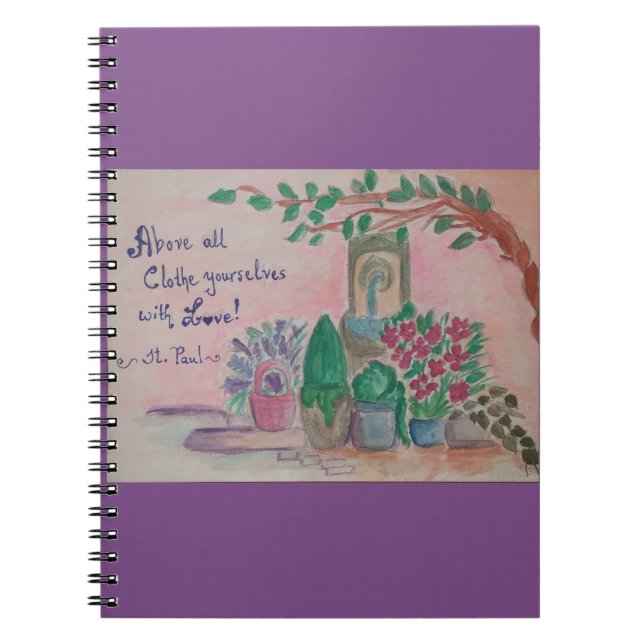 Espiral Caderno do amor (Frente)