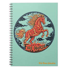 Espiral Caderno do Ano do Cavalo de Fogo Volume 2