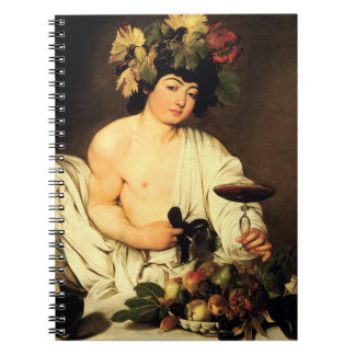 Espiral Caderno do Baco de Caravaggio
