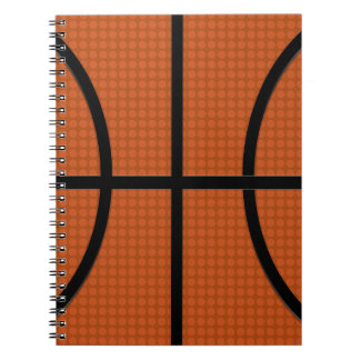 Espiral Caderno do basquetebol