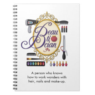 Espiral Caderno do "Beautician"