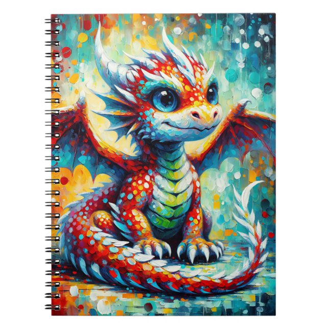 Espiral Caderno do Bebê Dragão (Frente)