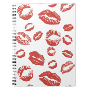 Espiral Caderno do beijo do beijo