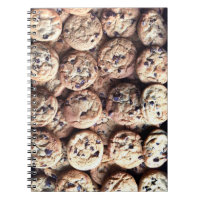 Caderno do biscoito dos pedaços de chocolate